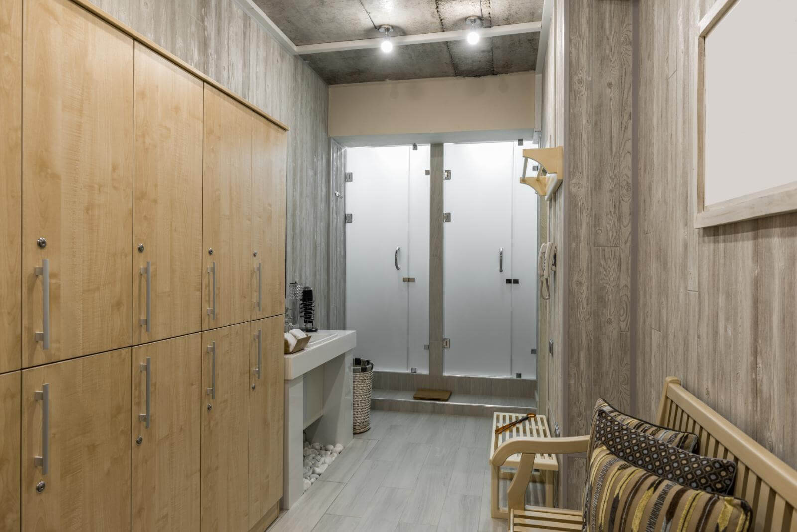 Modular changing rooms